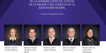 Revelan a los 5 aspirantes a la presidencia de la SCJN