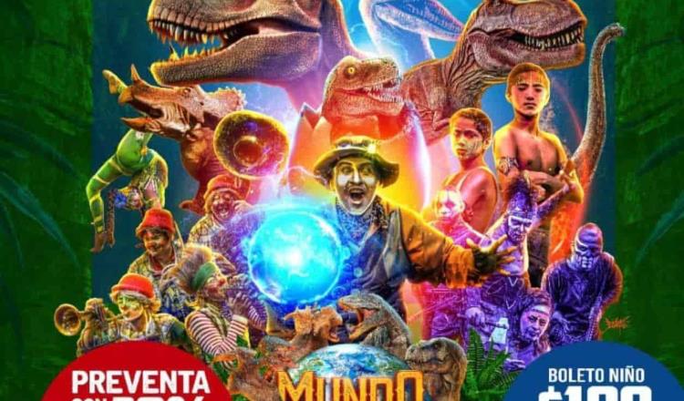 ¡Villahermosa jurásica! Mundo de Dinosaurios anuncia temporada en la entidad