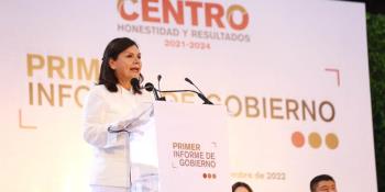 "Estoy ocupada en el trabajo del municipio de Centro", dice Yolanda Osuna tras muestras de apoyo a la gubernatura