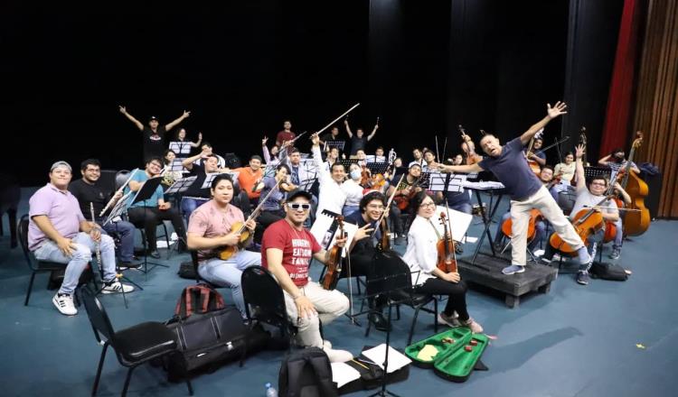 Orquesta Filarmónica de Tabasco: con pasión y talento preparan ‘Sinfonía Navideña’