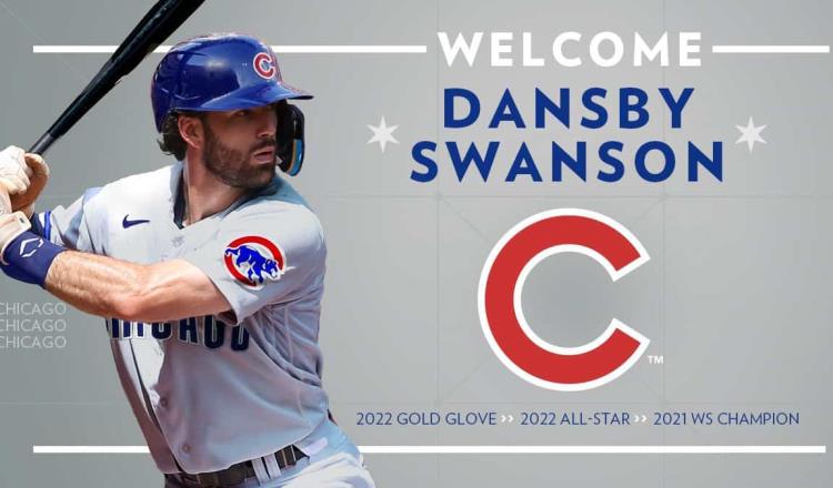 Dansby Swanson acuerda contrato con los Cachorros de Chicago por 177 mdd en 6 años