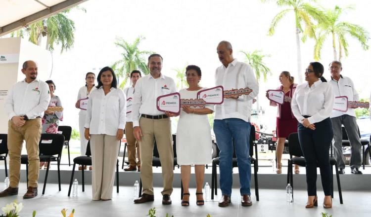 Se reparten Campeche y Tabasco el 95% de los apoyos sociales de Pemex