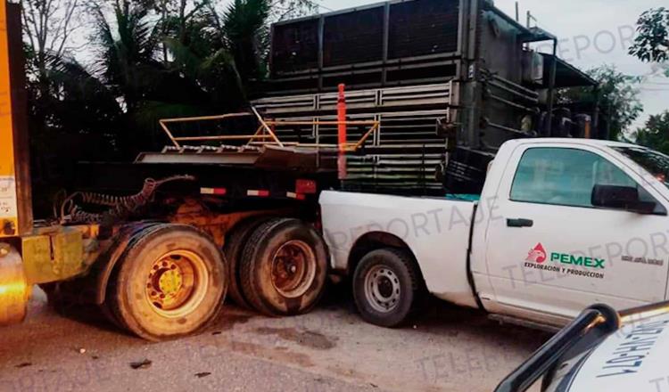 Carambola en la Cárdenas-Villahermosa provoca caos vehicular