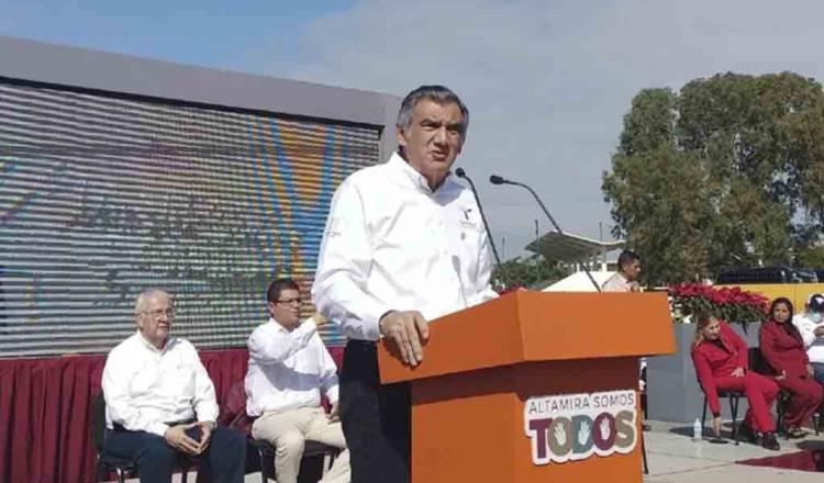 Habrá más denuncias contra Cabeza de Vaca advierte en Tamaulipas Américo Villarreal