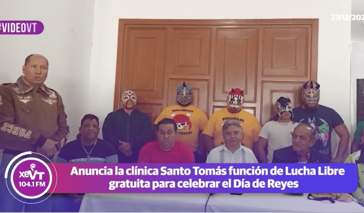 Clínica Santo Tomás celebrará Día de Reyes con función de lucha libre gratuita el 8 de enero