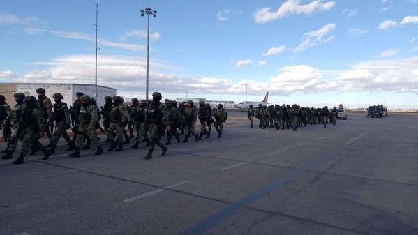 Arriban 200 elementos del Ejército para reforzar la seguridad en Cd. Juárez