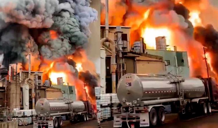 VIDEO | Arde planta química en Illinois, EE.UU.