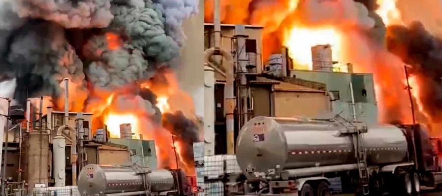 VIDEO | Arde planta química en Illinois, EE.UU.