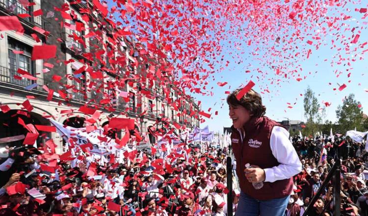 Arranca Delfina Gómez precampaña a gubernatura en Edomex