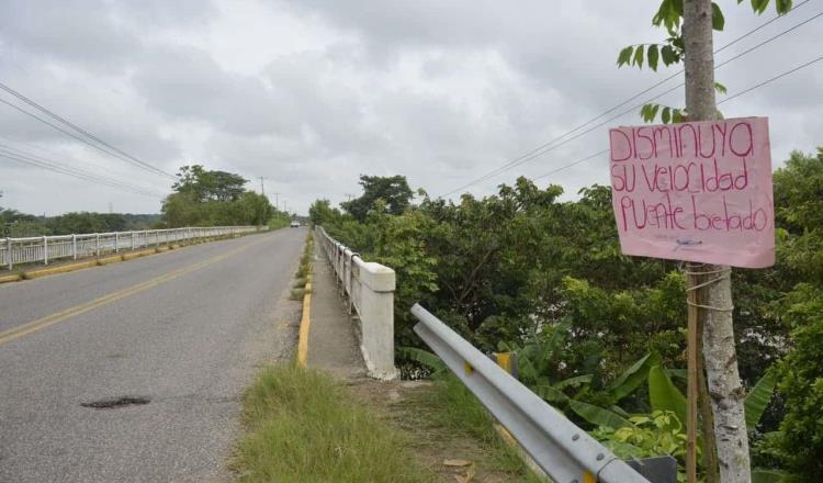 Libranzas de CFE retrasa reparación de puente de la Sierra: Junta Estatal de Caminos