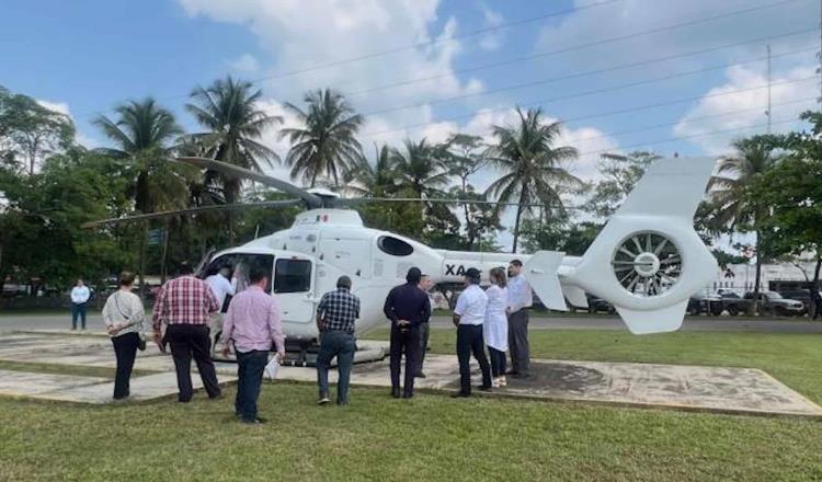 Entrega del helicóptero donado al gobierno sigue en trámite legal: Segotab