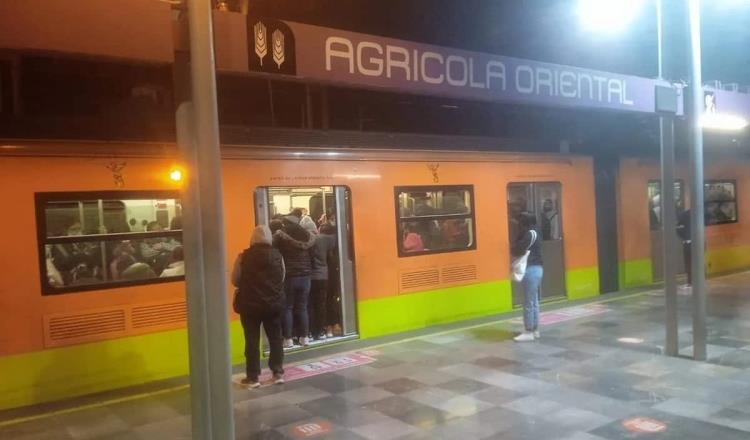 ¡Una más! Por falla, desalojan estación Agrícola Oriental del Metro de la CDMX