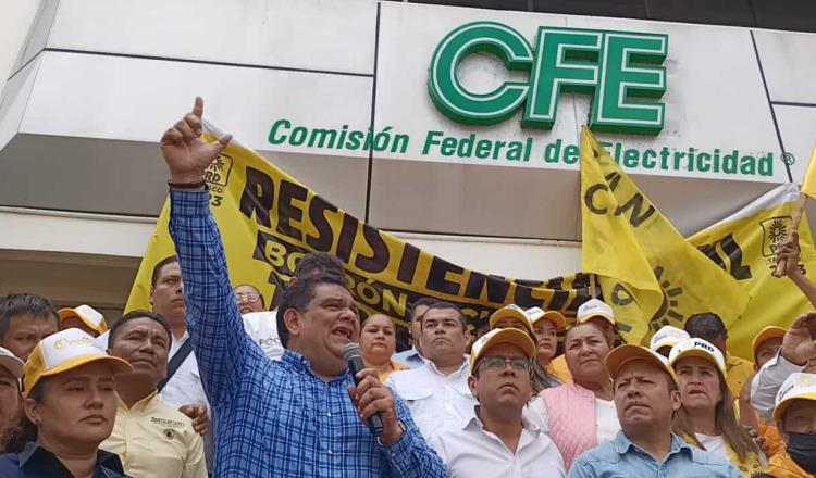 Alista PRD primeras marchas municipales contra CFE; serán escalonadas en los 17 municipios