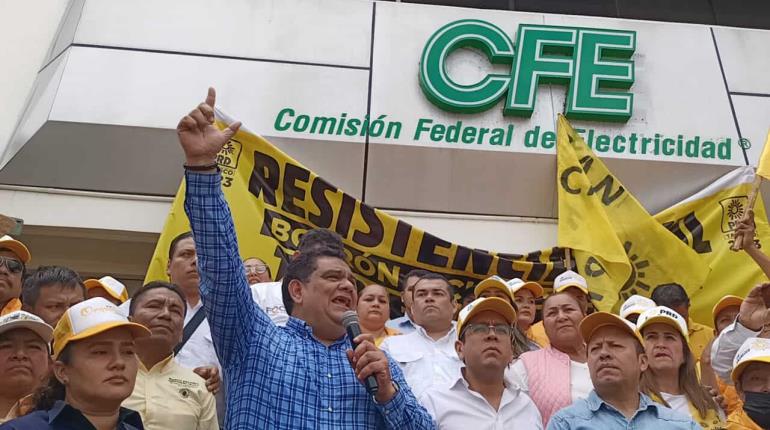 Alista PRD primeras marchas municipales contra CFE; serán escalonadas en los 17 municipios