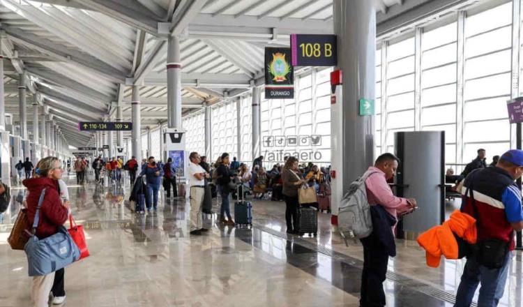 AIFA se posiciona en el top 10 de aeropuertos con mayor tráfico de pasajeros nacionales