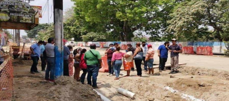 Reconoce Sedec afectación a comercios por cierre de calles durante construcción del malecón de Gaviotas