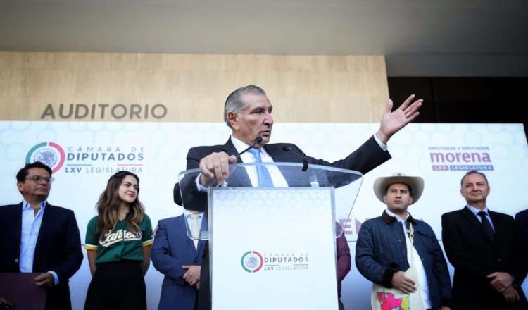 Adán Augusto encabezará encuestas presidenciales en 2 meses: Del Rivero