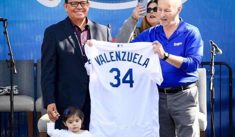 Los Dodgers retirarán el número 34 de Fernando Valenzuela