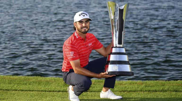 El golfista mexicano Abraham Ancer se corona campeón del Saudí Internacional