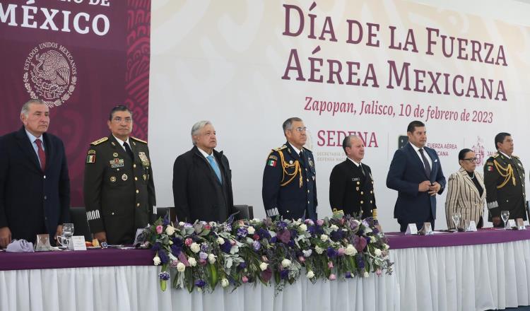 La FAM goza de una extraordinaria organización, disciplina y profesionalismo: AMLO