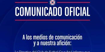 Cruz Azul anuncia la baja del Potro Gutie´rrez