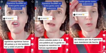 Por popularidad en redes, mujer argentina critica a perritos rescatistas mexicanos en Turquía