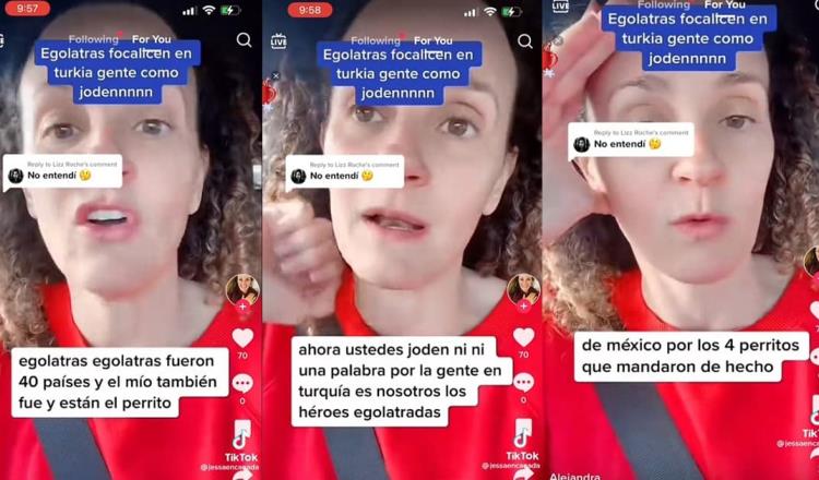 Por popularidad en redes, mujer argentina critica a perritos rescatistas mexicanos en Turquía