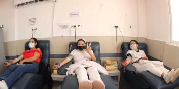 Realiza ISSET campaña de donación de sangre