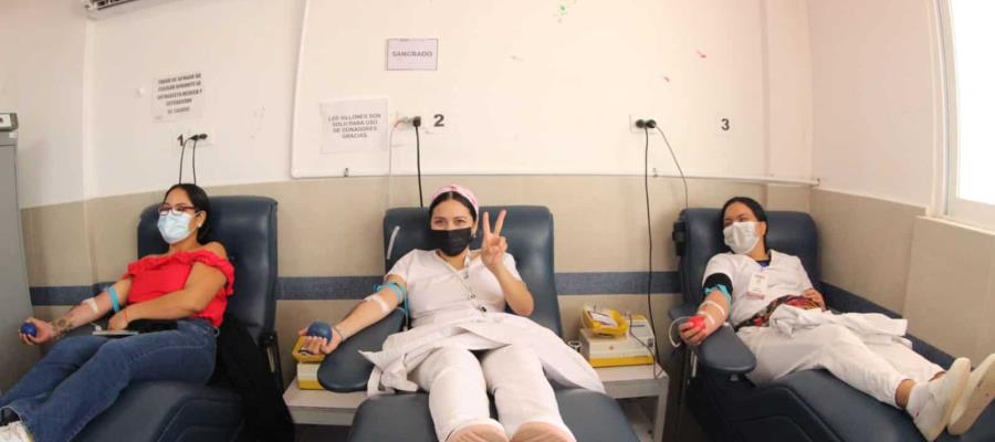 Realiza ISSET campaña de donación de sangre