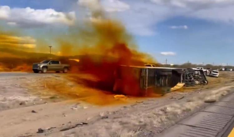 Accidente en autopista de Arizona provoca fuga de ácido nítrico; miles de personas evacúan zona