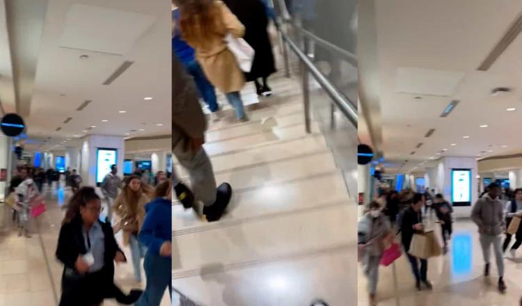 Suicidio desata pánico en centro comercial de París 