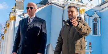 Biden visita el Kiev a unos días del aniversario de la invasión rusa a Ucrania