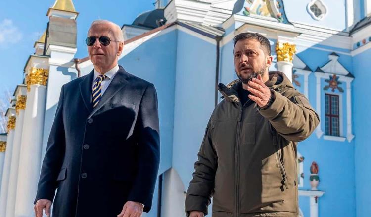 Biden visita el Kiev a unos días del aniversario de la invasión rusa a Ucrania