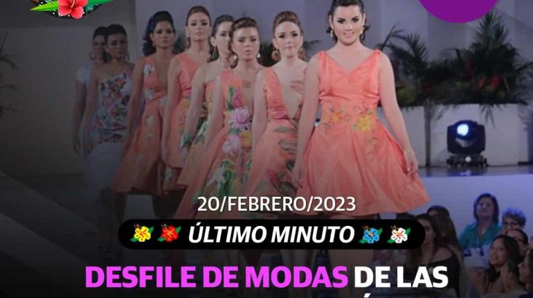 Desfile de Modas de las embajadoras será el 19 de abril