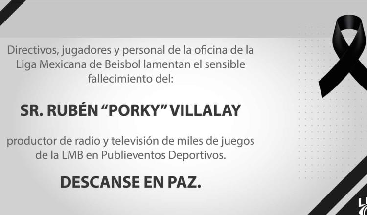 Muere Porky Villalay, formador de generaciones en los medios deportivos