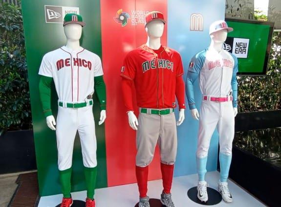 Presentan uniformes de la Selección Mexicana de Beisbol