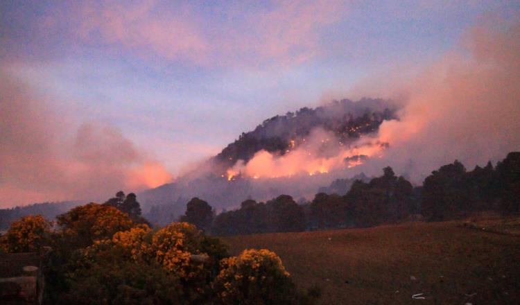 Arde el Pico de Orizaba; se queman 50 hectáreas