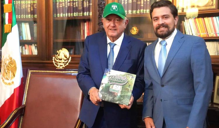Presidente de Olmecas se reúne con AMLO en Palacio Nacional