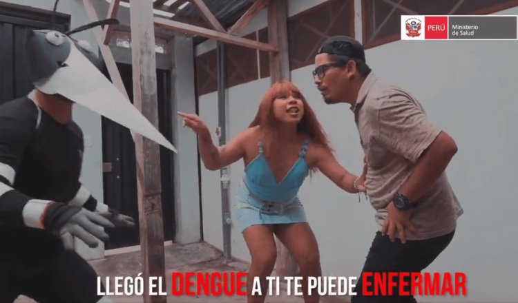 Se vuelve viral campaña contra el dengue en Perú con tema de Shakira