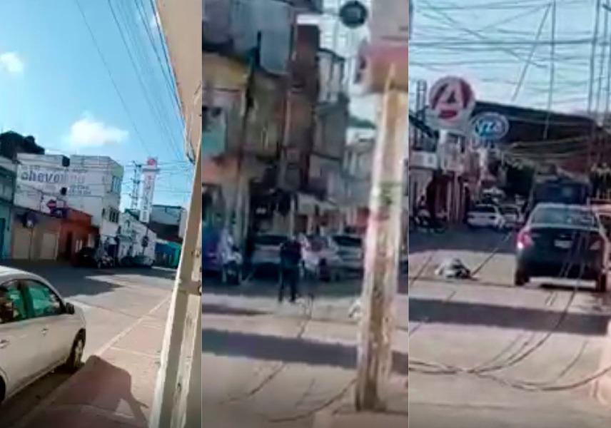 En Macuspana, policía abate a sujeto que buscó atacarlo con un machete 