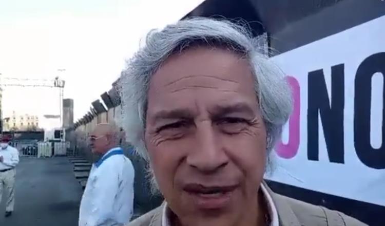 AMLO le tiene miedo a la ciudadanía, dice Claudio X González durante marcha a favor del INE