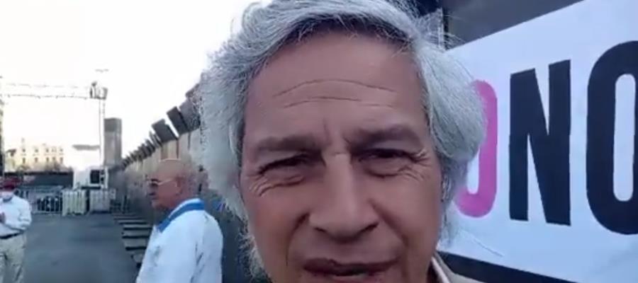 AMLO le tiene miedo a la ciudadanía, dice Claudio X González durante marcha a favor del INE