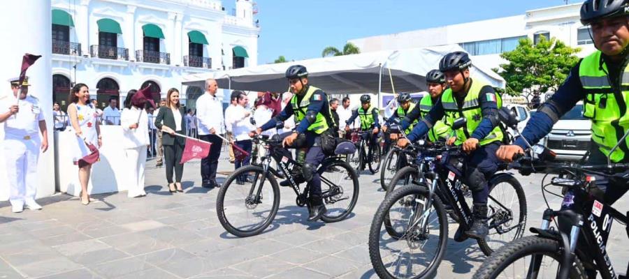 Entran en operación las bicipatrullas de Seguridad Pública