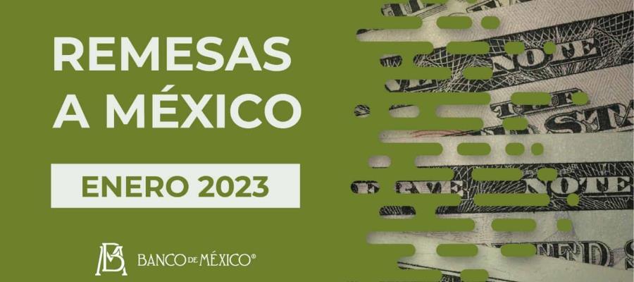 4,406 mdd recibe México por remesas en enero de 2023: Banxico