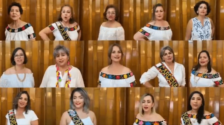 Karen García y exembajadoras de Cárdenas lanzan mensaje contra el ciberbullying 