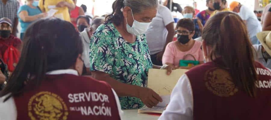 Inicia pago de pensión del Bienestar a adultos mayores en 8 municipios de Tabasco