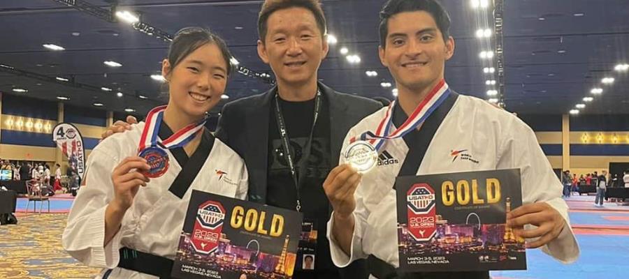 México sumó dos medallas de oro y una de bronce en el US Open Championship de Taekwondo