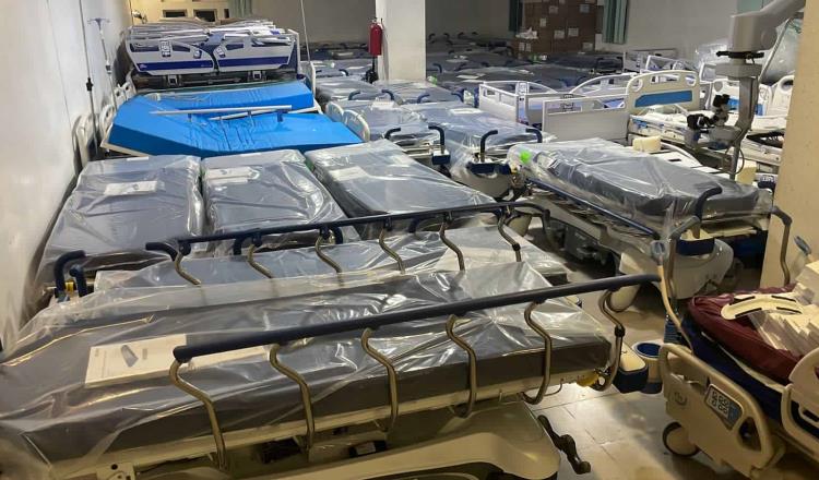 Llega primer lote de equipamiento del Insabi al hospital Rovirosa