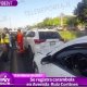 Chocan camioneta y taxi en la colonia El Águila; dos personas resultan lesionadas