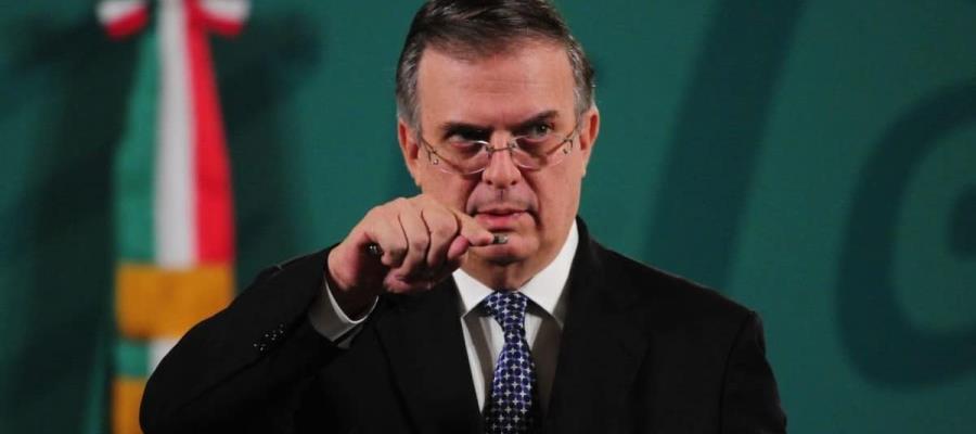 México nunca permitirá que se viole soberanía nacional: Ebrard a William Barr